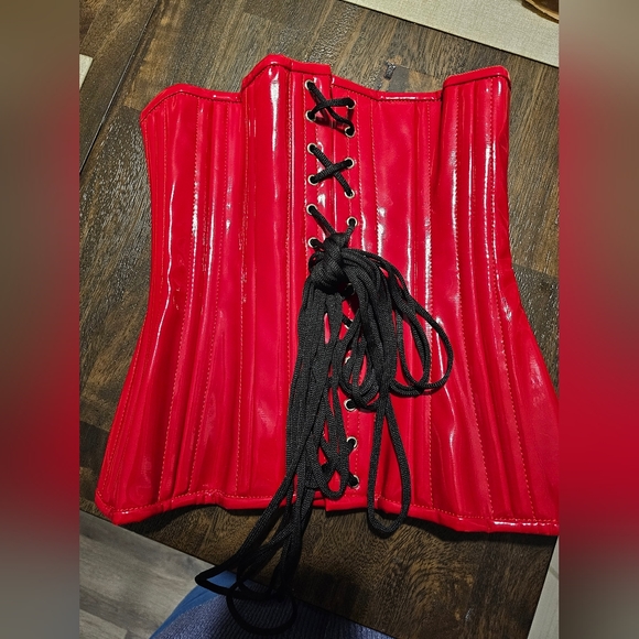 PVC Hourglass Curve Longline Underbust Corset : CS-426 Orchard Corset - Picture 5 of 7